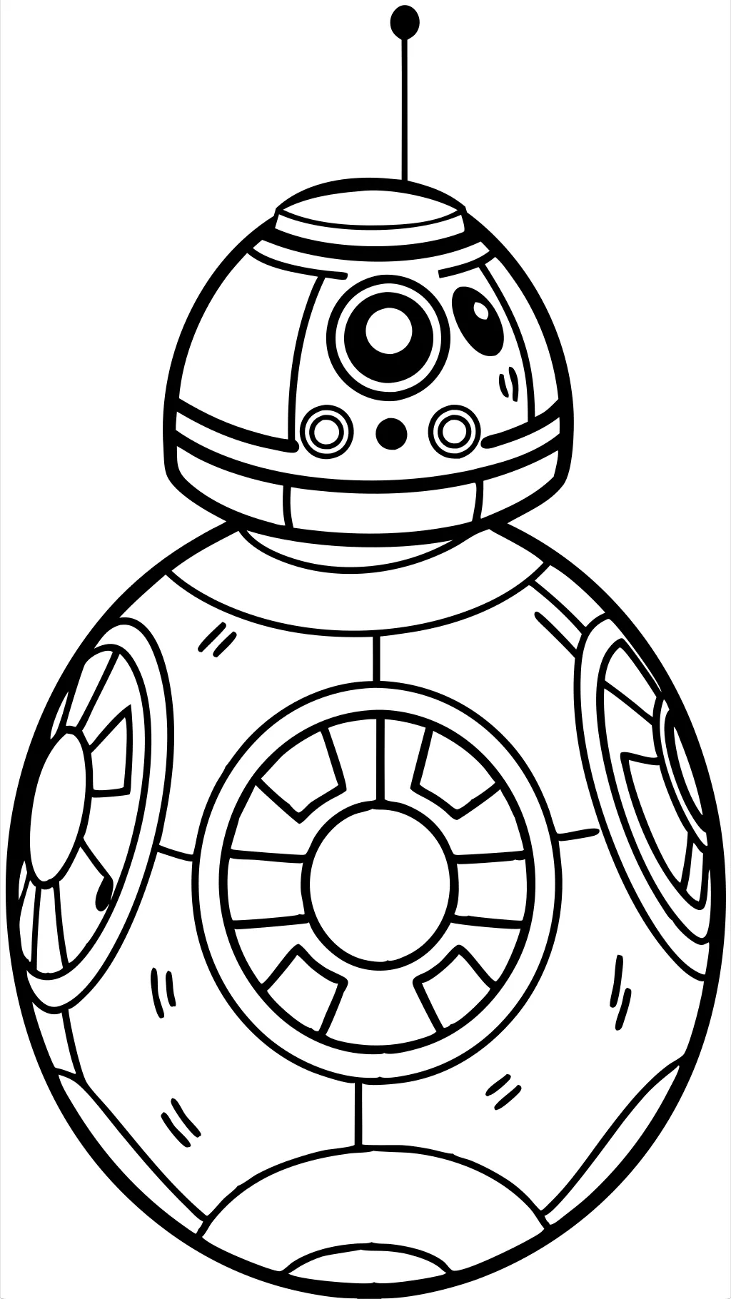 Página para colorear BB8